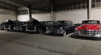 A garage full of luxury cars owned by the Assad family.