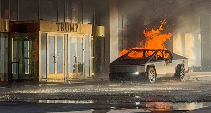 Suspect behind Cybertruck that exploded at Trump hotel identified as active-duty U.S. Army soldier