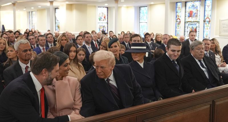 Tech titans and media moguls get pride of place at inauguration