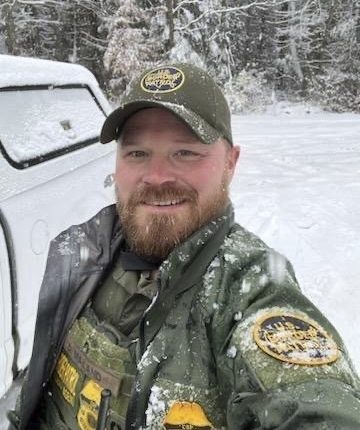Photo of U.S. Border Patrol agent David Maland in Vermont.