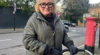 Sarah-Jane, 55, said having a dog with her makes her feel more secure