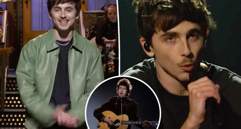 Timothée Chalamet makes fun of awards show losses on 'SNL'