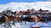 Ski resort in the French Alps.