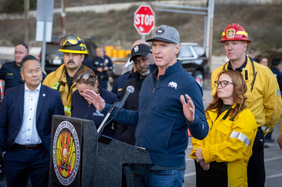 Governor Gavin Newsom has been slammed over his response to the California wildfires