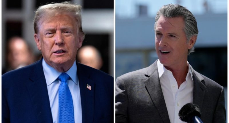 Trump calls on Newsom to ‘open up the water main’