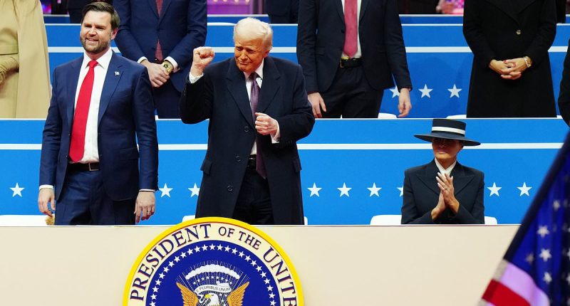 Trump declares 'the work begins' as he returns to power