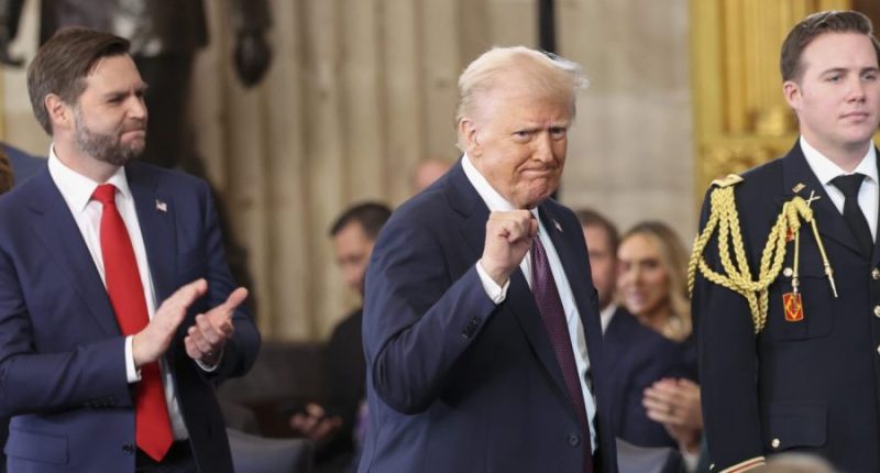 Trump returns to Capitol as vanquisher, capping unlikeliest comeback