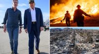 Trump says US military has ‘turned on the water’ in wildfire-ravaged California