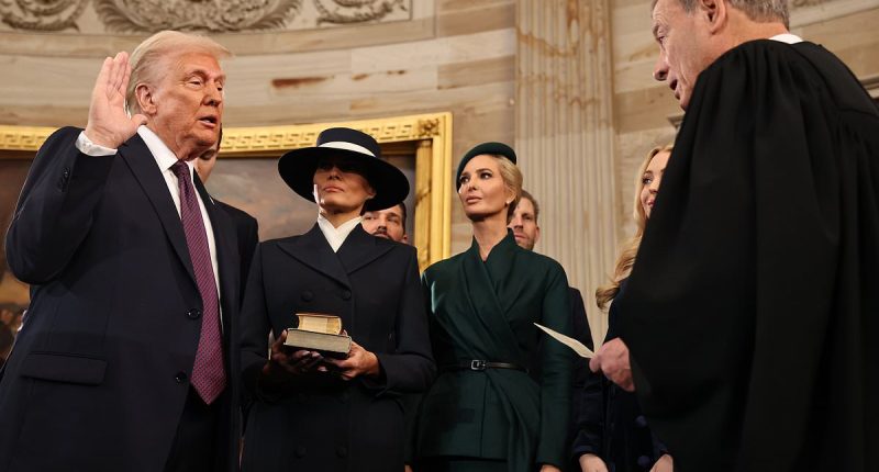 Trump says the US comeback begins 'now' as he is sworn in as president