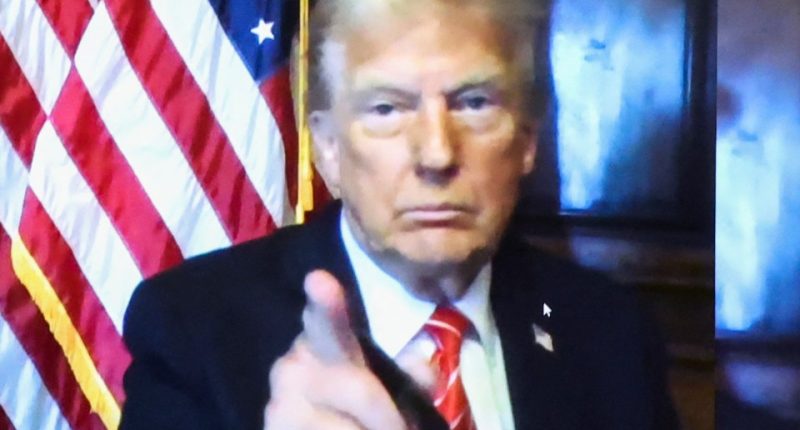 The moment Donald Trump was sentenced over his hush-money case
