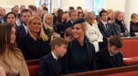 Ivanka Trump and family members at a church service.