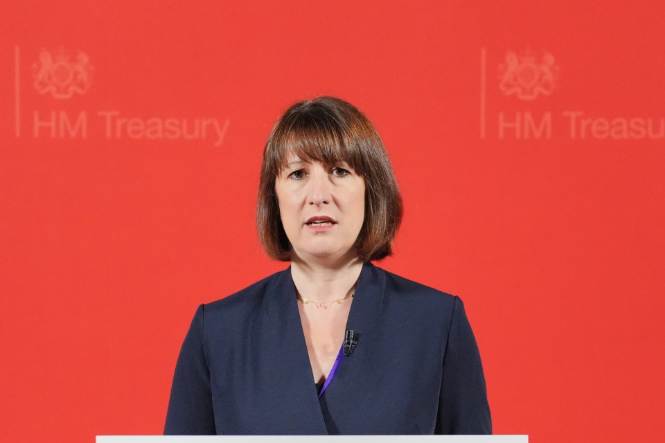 Rachel Reeves, Chancellor of the Exchequer, speaking at HM Treasury.