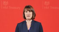 Rachel Reeves, Chancellor of the Exchequer, speaking at HM Treasury.