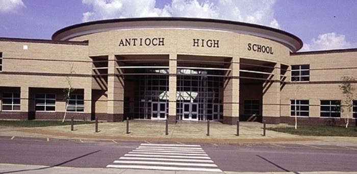 Antioch High School building.
