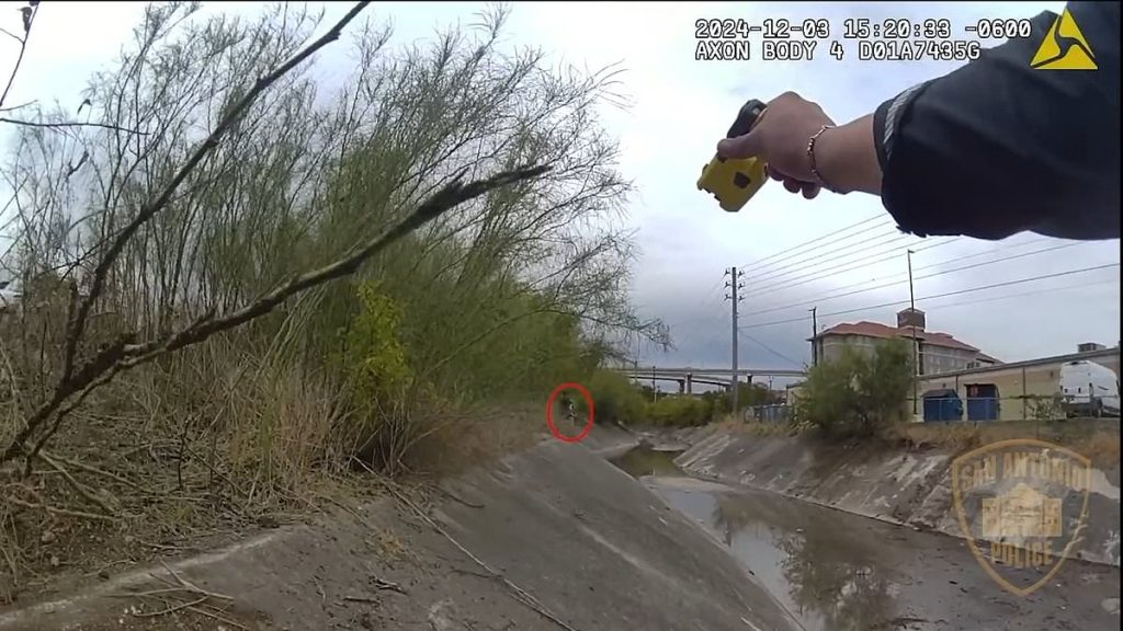 Unbelievable moment cop shoots jaywalker FIFTEEN times during pursuit