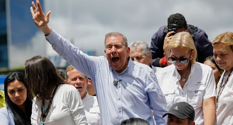 Venezuelan opposition leader who claimed victory over Maduro meets with Biden