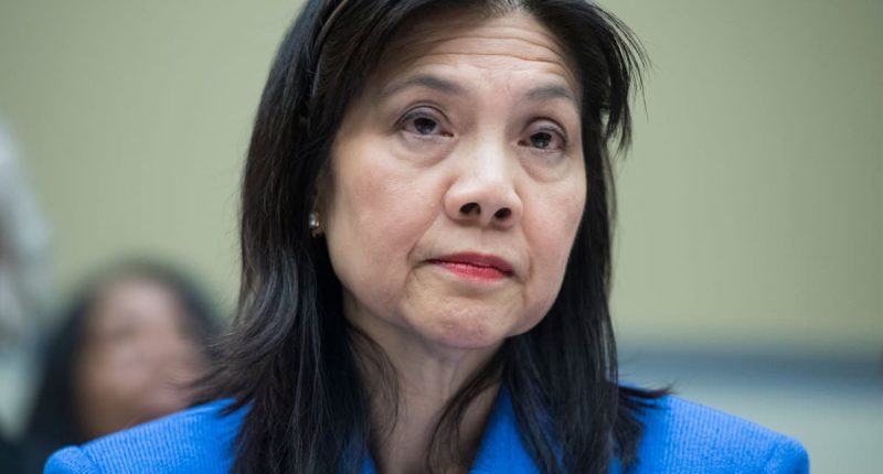 Veteran inspector general fired by Trump escorted out