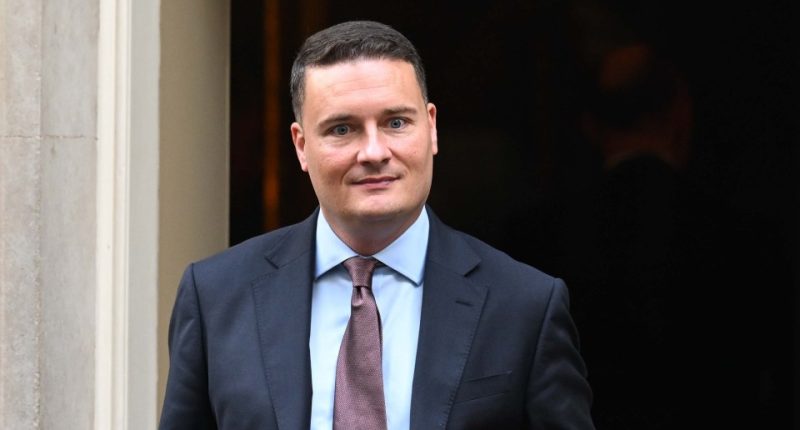 Wes Streeting, Secretary of State for Health and Social Care.