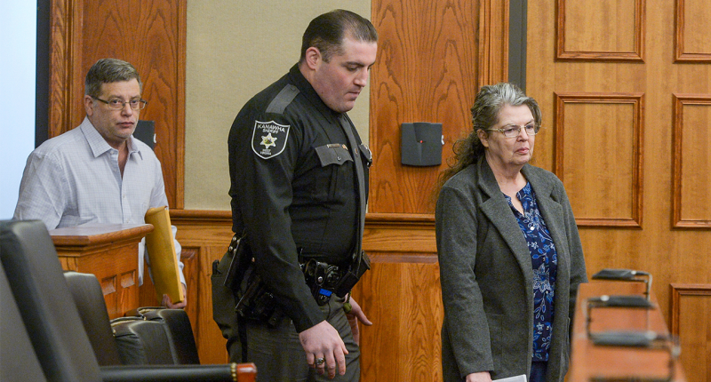 West Virginia mother on trial for locking adopted teenagers in shed denies allegations