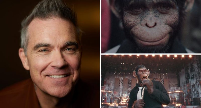 Why is Robbie Williams a monkey in the new biopic 'Better Man'?