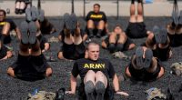 Women, gays, transgender and queer Americans serve in the military because men won't