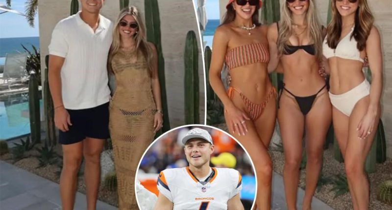 Zach Wilson's fiancée shares look at Broncos' Cabo trip in new pics