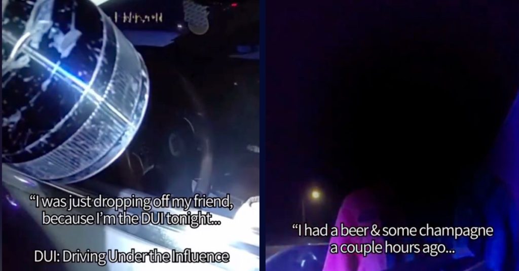 ‘I’m the DUI tonight’: Police bodycam catches New Year’s Eve ‘designated driver’ slipup during traffic stop