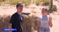 Boy, 13, saves two teenage girls from dangerous rip at Venus Bay