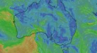 Storm warning for east coast of Australia