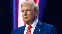 President-elect Donald Trump looks on during Turning Point USA's AmericaFest at the Phoenix Convention Center on December 22, 2024.