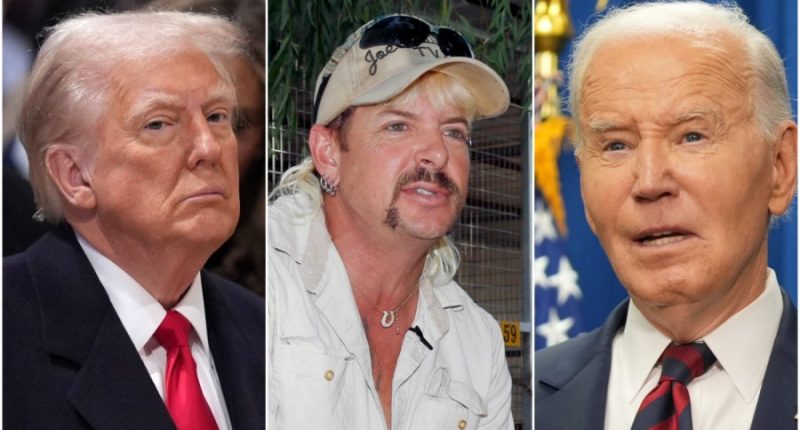 'Tiger King' star Joe Exotic on Trump, Biden pardons: 'You forgot me...again'