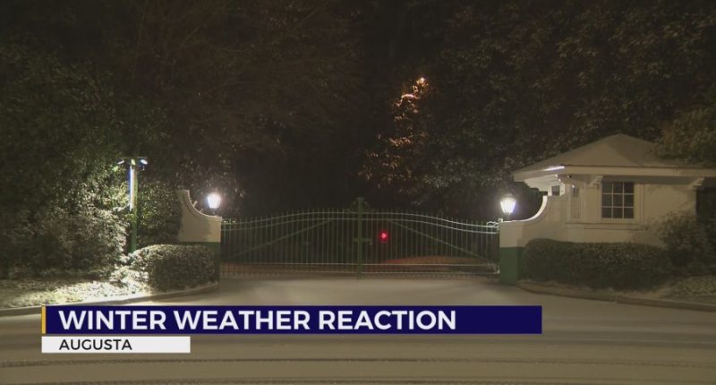 2nd round of snow brings multiple inches of rain on both sides of CSRA