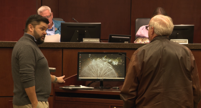 A heated hearing at the Augusta Municipal Building discussing the future and current state of the Old First Baptist Church of Augusta