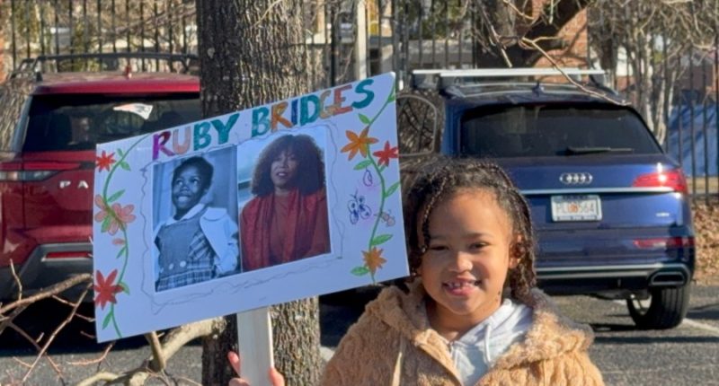 A "Walk with Ruby Bridges" puts youth play cast in her shoes