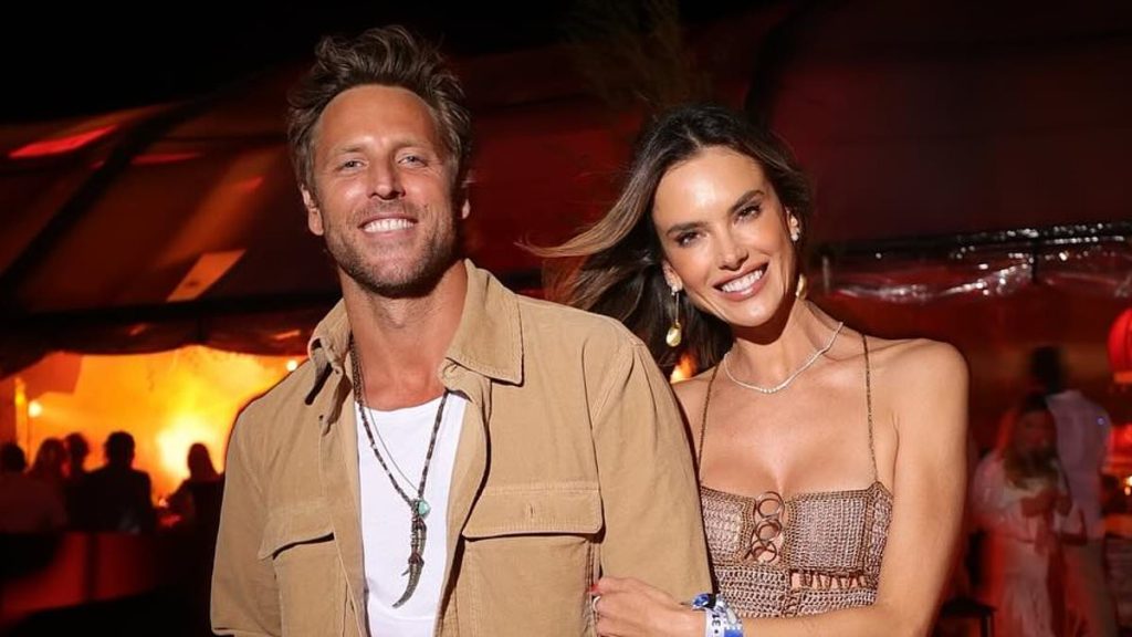 Alessandra Ambrosio toasts to New Year with new boyfriend Buck Palmer