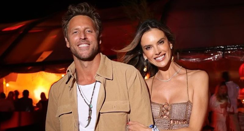 Alessandra Ambrosio toasts to New Year with new boyfriend Buck Palmer