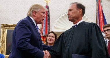 Alito says he spoke to Trump before appeal was filed
