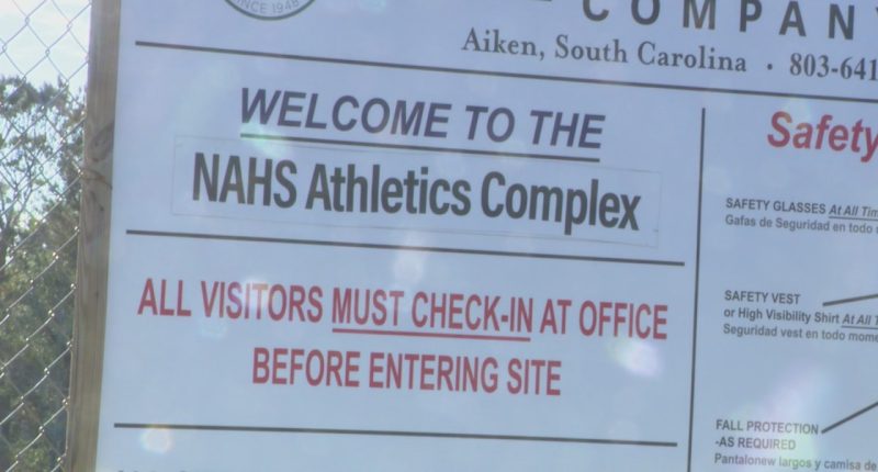 Athletic Complex construction on time and under budget at North Augusta High School