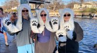 Austin couple returns 1 year after wedding at polar plunge