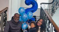 BRIAN MCKNIGHT AND WIFE LEILANI CELEBRATE SON'S '2ND TRIP AROUND THE WORLD'