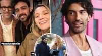 Blake Lively all smiles with Ryan Reynolds and co-star Michele Morrone as Justin Baldoni legal battle continues