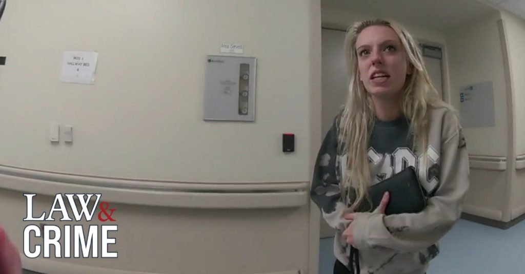 Bodycam footage of woman who let baby drown