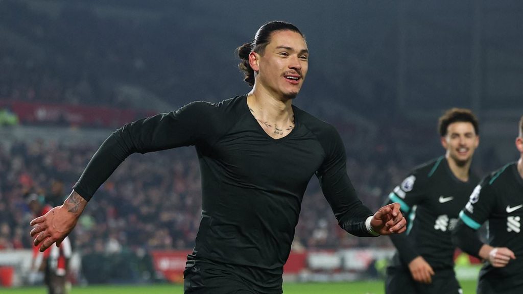 Brentford 0-2 Liverpool: Super-sub Darwin Nunez strikes TWICE in stoppage time to break inspired Bees' hearts