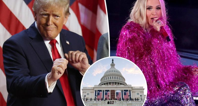Carrie Underwood to perform ‘America the Beautiful’ at Donald Trump’s inauguration