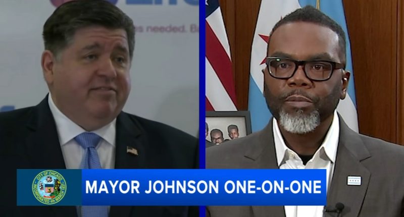 Chicago Mayor Brandon Johnson dodges questions on budget, property taxes, CTU contract, downplays strain with Gov. JB Pritzker