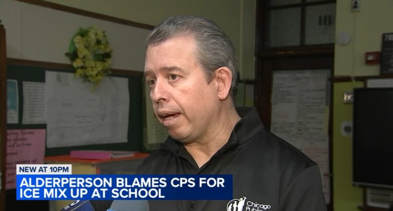 Chicago Public Schools CEO Pedro Martinez speaks on false report of ICE agents at Hamline Elementary School in Back of the Yards