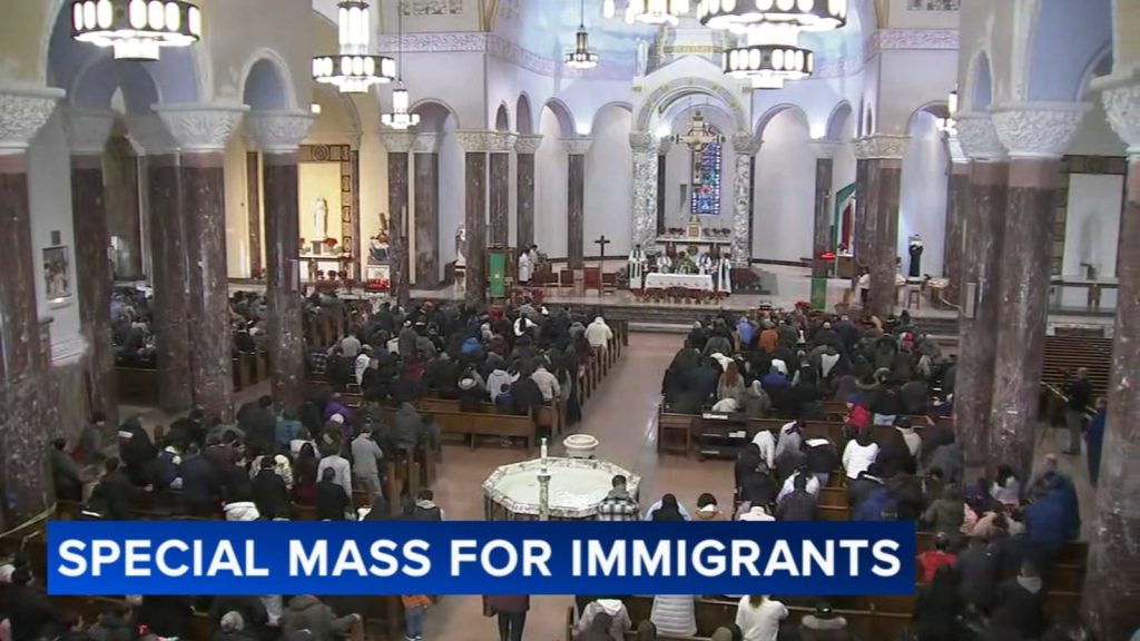 Chicago churches support immigrant community amid fears of mass deportations by President Donald Trump's administration