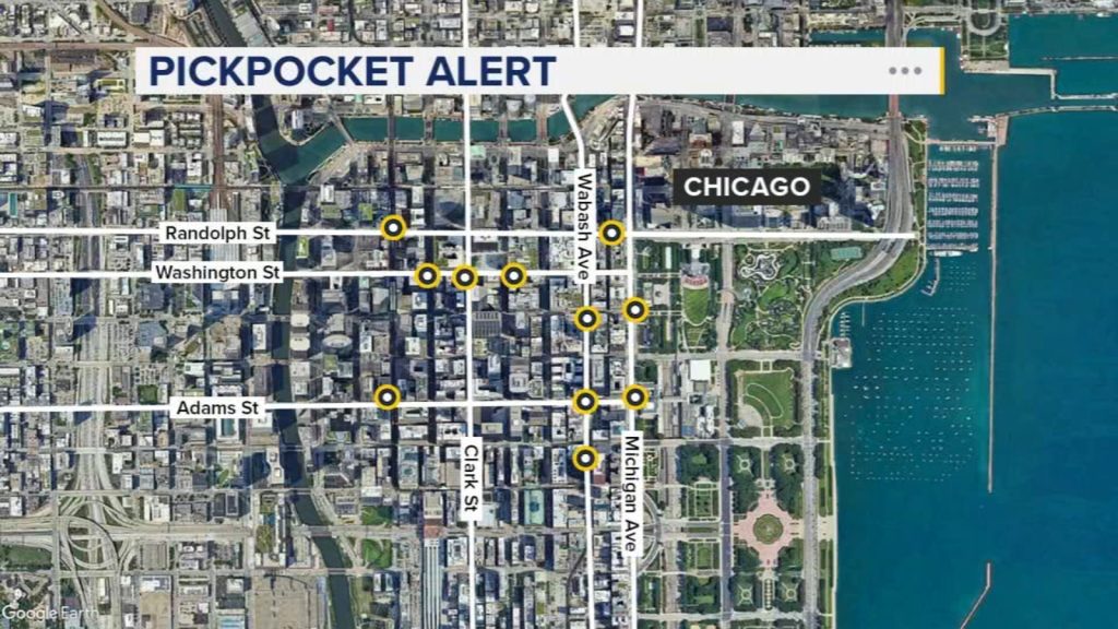 Chicago crime: Police warn about over a dozen pickpocket thefts in the Loop in December, January