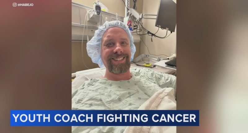 Chicago father of two plans to continue coaching hockey in Evanston, Illinois as he fights incurable stage 4 lung cancer
