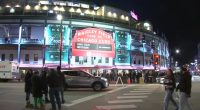 Chicago weather: Fans brave bitterly cold temperatures for 'Frozen Confines' Big 10 college hockey game at Wrigley Field